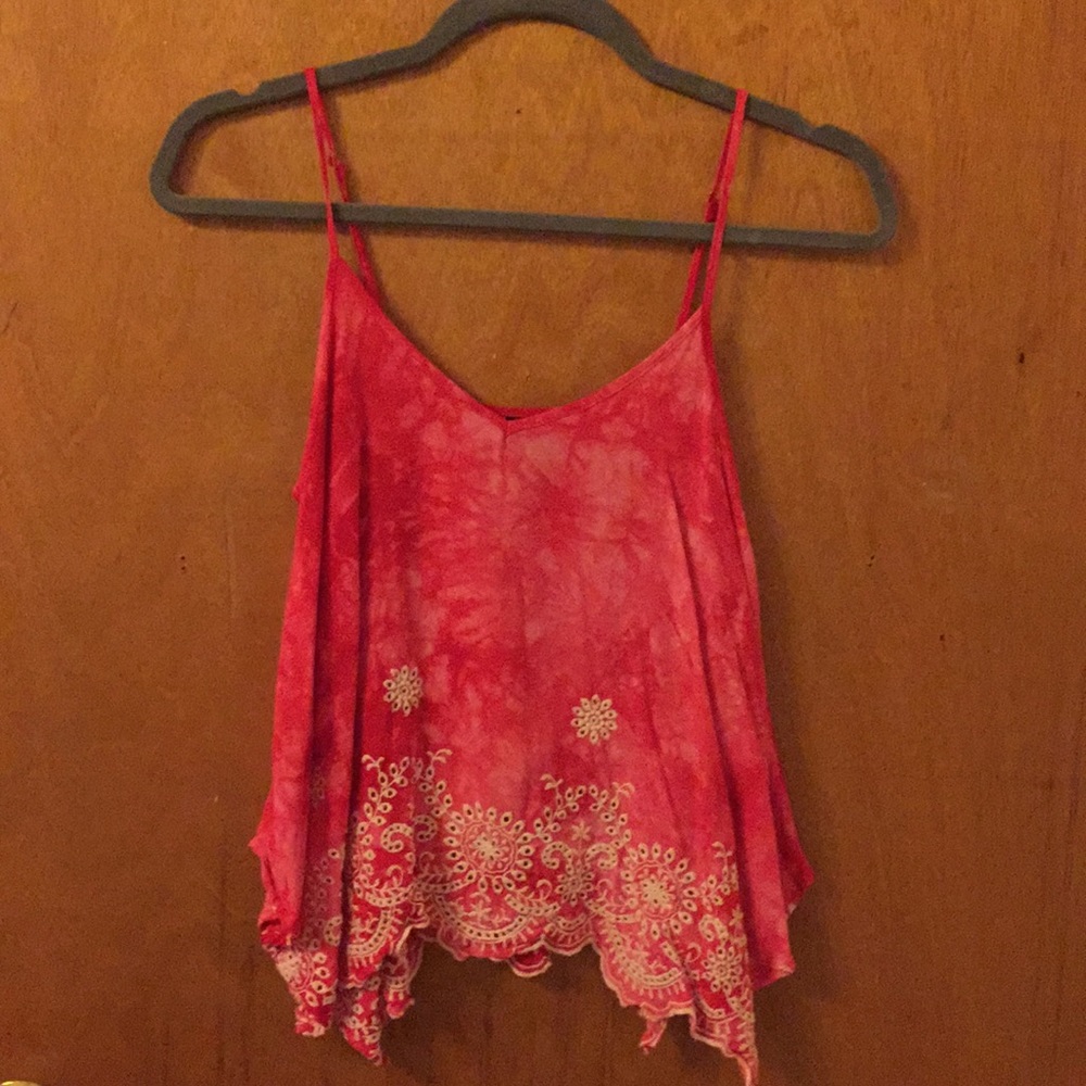 Pink tank top